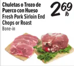 El Super Fresh Pork Sirloin End Chops or Roast offer