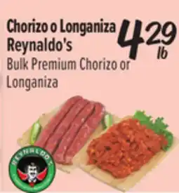 El Super Bulk Premium Chorizo or Longaniza offer
