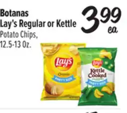 El Super Lay's Regular or Kettle Potato Chips offer