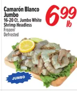 El Super 16-20Ct. Jumbo White Shrimp Headless offer