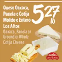 El Super Ground or Whole Cotija Cheese offer