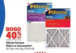 Meijer Filtrete Furnace Filters or Accessories offer