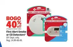 Meijer First Alert Smoke or CO Detectors offer