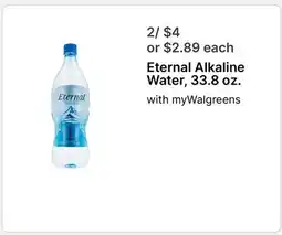 Walgreens Eternal Alkaline Water offer
