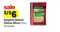 Meijer Sargento Natural Cheese Slices offer