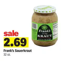 Meijer Frank's Sauerkraut offer