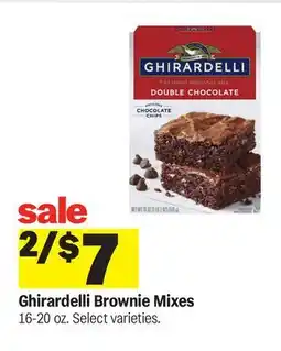 Meijer Ghirardelli Brownie Mixes offer