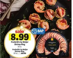 Meijer Frederik's by Meijer Shrimp Ring offer