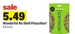 Meijer Wonderful No Shell Pistachios offer