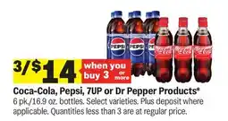 Meijer Coca-Cola, Pepsi, 7UP or Dr Pepper Products offer