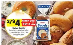Meijer Meijer Bagels offer