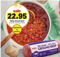 Meijer Meijer Ground Beef offer