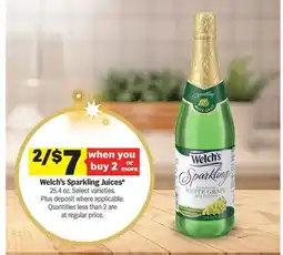 Meijer Welch's Sparkling Juices offer