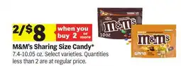 Meijer M & M' s Sharing Size Candy offer