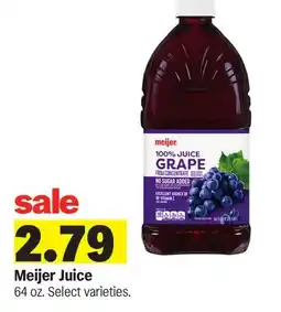 Meijer Meijer Juice offer