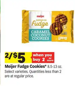 Meijer Meijer Fudge Cookies offer