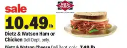 Meijer Dietz & Watson Ham or Chicken offer
