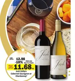 Meijer Josh Cellars Cabernet Sauvignon or Chardonnay offer