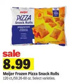 Meijer Meijer Frozen Pizza Snack Rolls offer