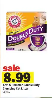 Meijer Arm & Hammer Double Duty Clumping Cat Litter offer