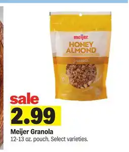 Meijer Meijer Granola offer