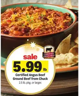 Meijer Certified Angus Beef Ground Beef from Chuck offer