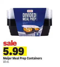 Meijer Meijer Meal Prep Containers offer