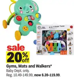 Meijer Gyms, Mats and Walkers offer