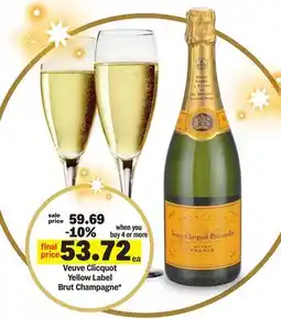 Meijer Veuve Clicquot Yellow Label Brut Champagne offer