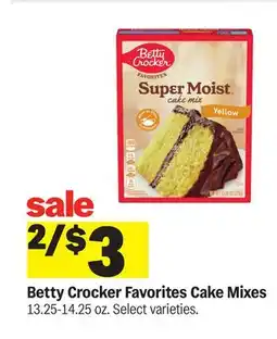 Meijer Betty Crocker Favorites Cake Mixes offer