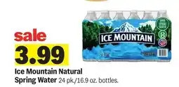 Meijer Ice Mountain Natural Spring Water offer