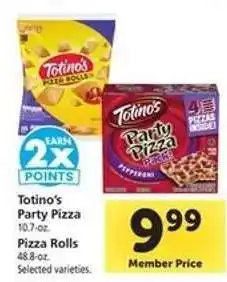 Safeway Totino's Party Pizza offer