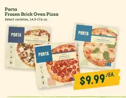 Sprouts Farmers Market Porta Frozen Brick Oven Pizza offer