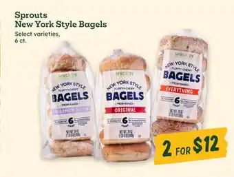 Sprouts Farmers Market Sprouts New York Style Bagels offer