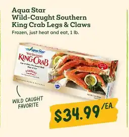 Sprouts Farmers Market Aqua Star Wild-Caught Southern King Crab Legs & Claws offer