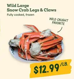 Sprouts Farmers Market Wild Large Snow Crab Legs & Claws offer