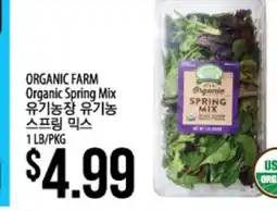 Hmart ORGANIC FARM ORGANIC SPRING MIX offer