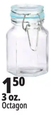 Ocean State Job Lot Spice Jar Glass 4oz Square with Twist Lock Lid offer