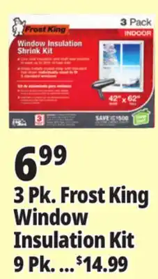 Ocean State Job Lot Frost King Window Insulation Shrink Kit 3 Count offer