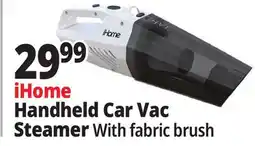 Ocean State Job Lot iHome Handheld Car Vac Steamer With fabric brush offer