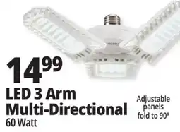 Ocean State Job Lot Multi-Directional LED Light 6000 Lumens offer