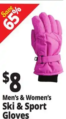 Ocean State Job Lot Men's & Women's Ski & Sport Gloves offer