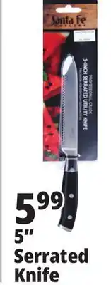Ocean State Job Lot Santa Fe Professional Grade 5-Inch Serrated Utility Knife offer