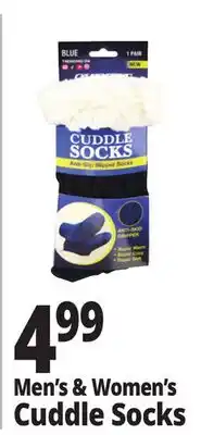 Ocean State Job Lot Men's & Women's Cuddle Socks offer