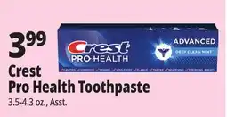 Ocean State Job Lot Crest Pro Health Toothpaste offer