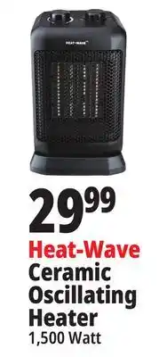 Ocean State Job Lot Heat-Wave Oscillating Ceramic Heater offer