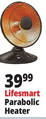 Ocean State Job Lot Lifesmart Parabolic Heater offer