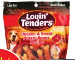 Ocean State Job Lot Lovin' Tenders Chicken and Sweet Potato Bones Recipe 8 oz offer