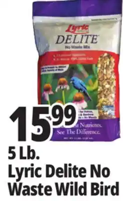Ocean State Job Lot 5 Lb. Lyric Delite No Waste Wild Bird offer