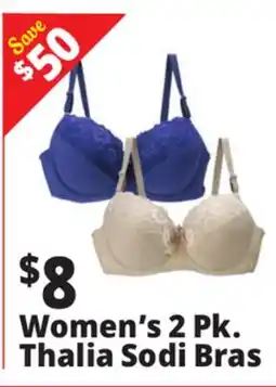 Ocean State Job Lot Women's 2 Pk. Thalia Sodi Bras offer